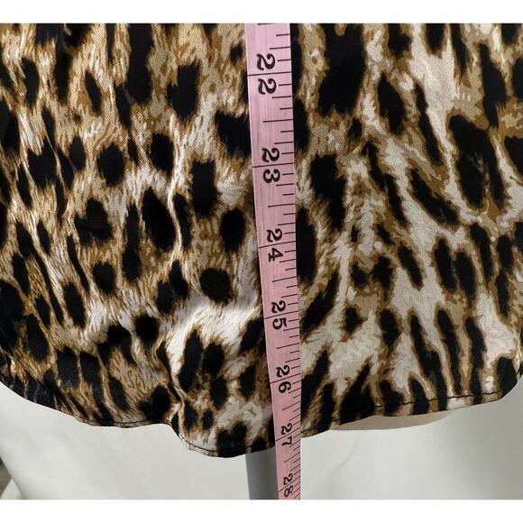 NWT-Olivaceous Large Nightlife Clubwear Cheetah Lace Tank Top Party Lingerie - Picture 7 of 7